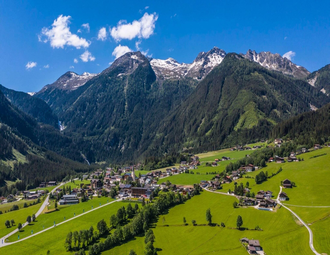 View from property 3, Apartment in Krimml Near Waterfalls, Zell am See
