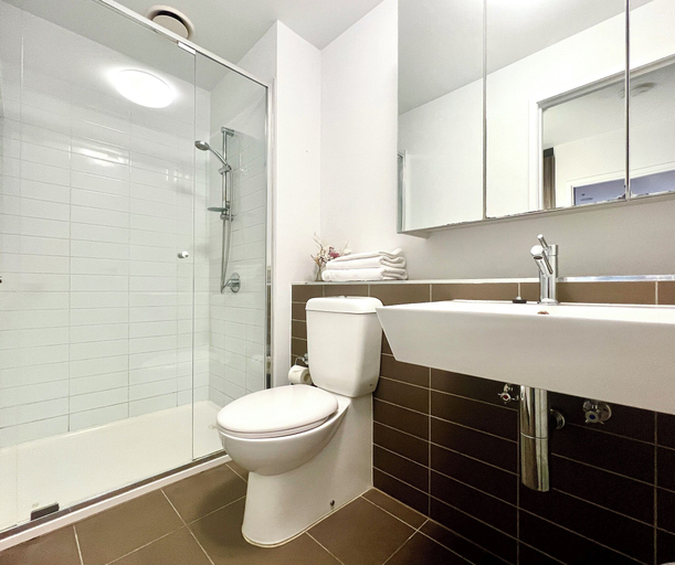 Bathroom 3, Readyset Apartments at Hudson, Melbourne
