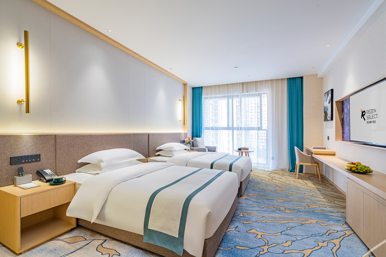 Bedroom 2, Rezen Select Hotel Guanghan High-Speed Railway Station, Deyang