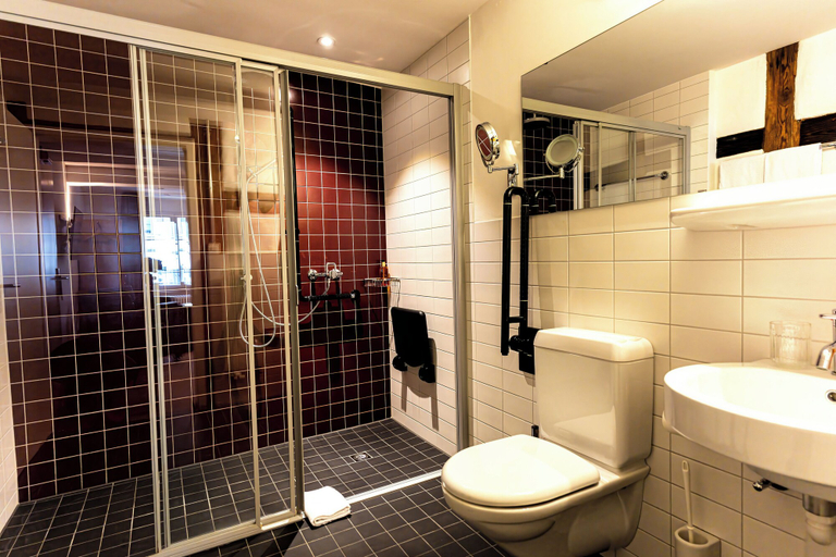 Bathroom 3, Hotel Le Lion - Self-Check-In, Bischofszell