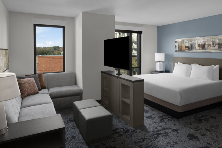 Bedroom 2, Hyatt House Raleigh Downtown/Seaboard Station, Wake