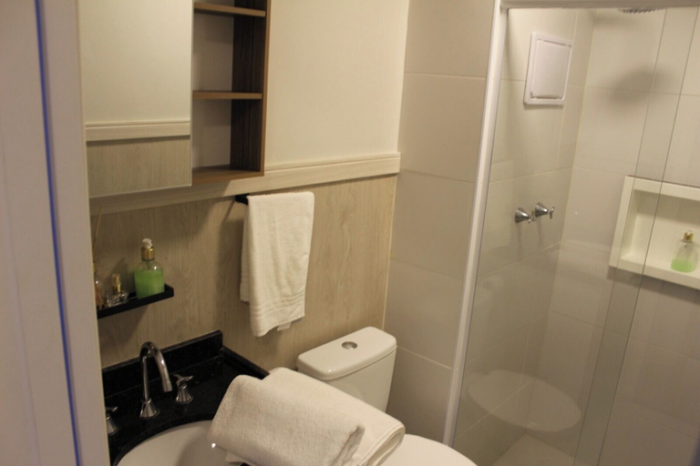 Bathroom 3, Studio Sao Paulo PUC Allianz Park 507WB, São Paulo