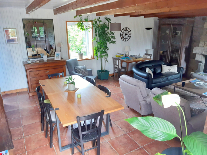 Living room, Holiday Home, Plounevez-lochrist, Finistère