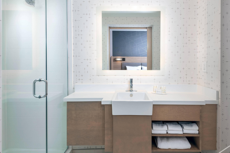 Bathroom 5, SpringHill Suites by Marriott Indianapolis Westfield, Hamilton