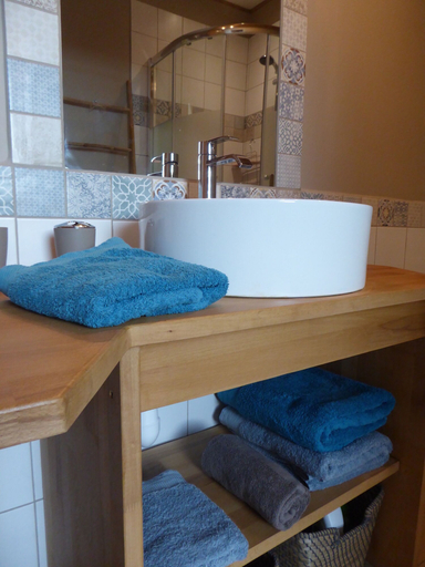 Bathroom, Ferme de la Grande Moucherolle, Isère