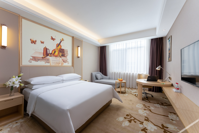 Bedroom 2, Vienna Hotel Hunan Yueyang Lingji Xingang Bonded area, Yueyang