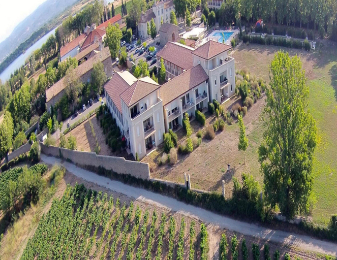 View from property 3, Apartment in Azille Near Lac de Jouarres, Aude