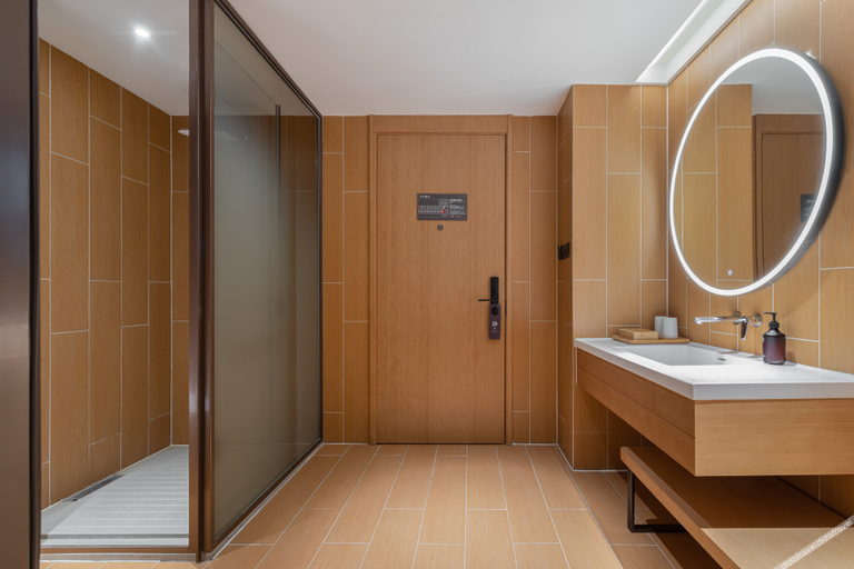 Bathroom 3, JIホテル フフホト(新華広場将軍衙署)(全季酒店(呼和浩特新华广场将军衙署店)), Hohhot