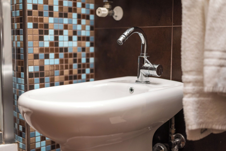 Bathroom 5, Cardinal Inn, Rome