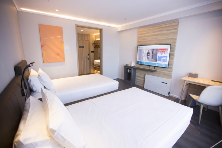 Bedroom 3, Hanting Hotel Tongliao Inner Mongolia University for Nationalities, Tongliao