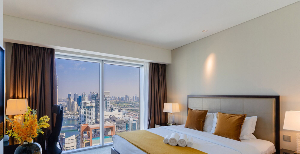 Bedroom 3, Stylish 1BR unit Address Marina, Dubai