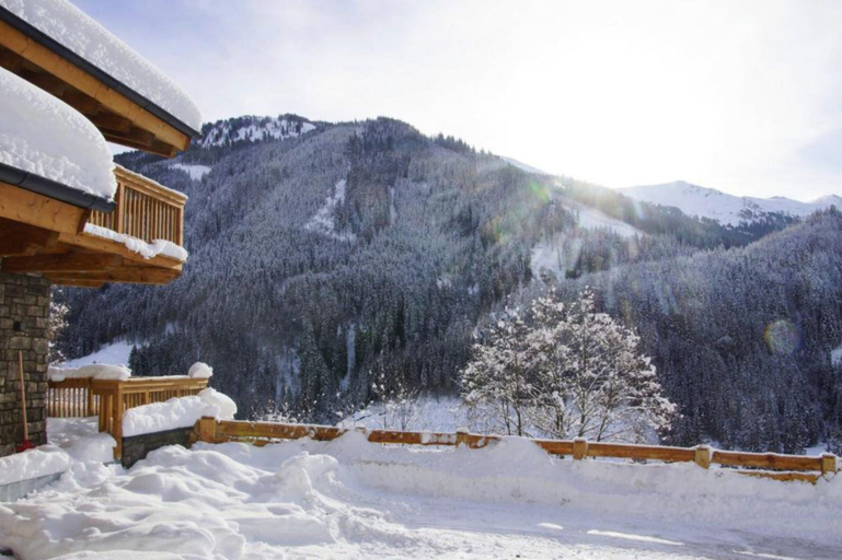 View from property 4, Chalet in Saalbach With Panoramic Sauna, Zell am See