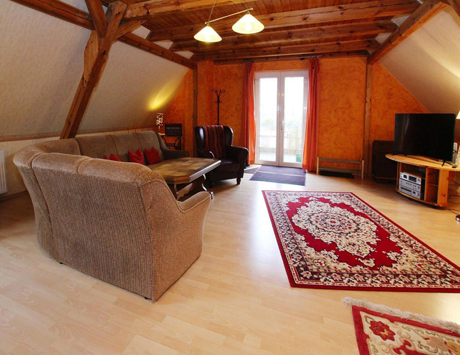 Living room 4, Ferienwohnung, Parmen bei Feldberg, Uckermark
