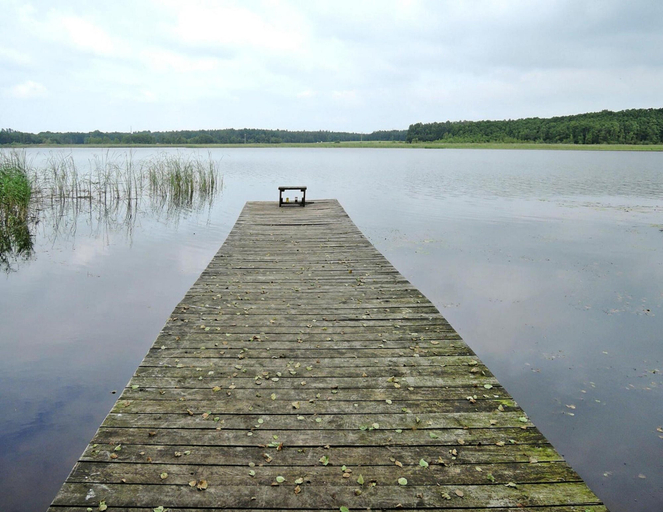 View from property 5, Holiday Home on Lake Ostrowo Near Baltic Sea, Kamień