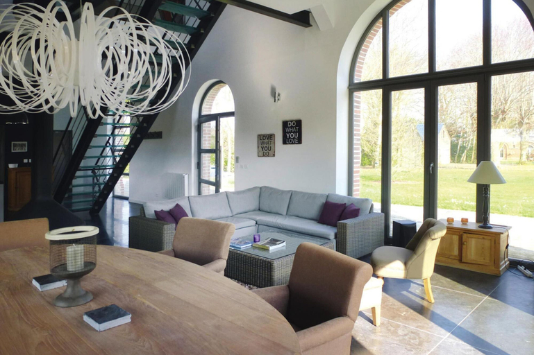 Dining 2, Architectural Villa Near the Coast, Sainte-colombe, Seine-Maritime