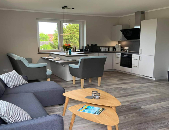 Living room 2, Ferienwohnung Inselresort James Cook auf Fehmarn, Ostholstein