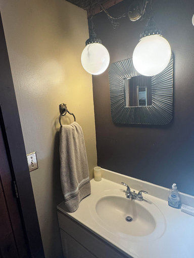 Bathroom 4, Log Cabin in the Field, Wayne