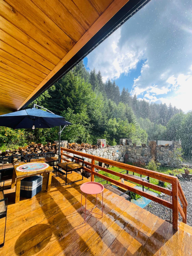Food & Drinks, Wooden Huts In Mestia, Mestia
