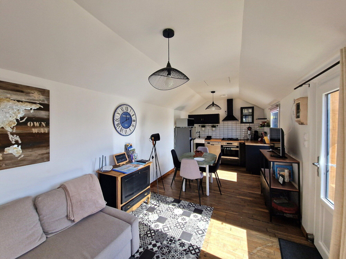Living room, Nice House on Fenced Plot, Near Val Andre, Côtes-d'Armor