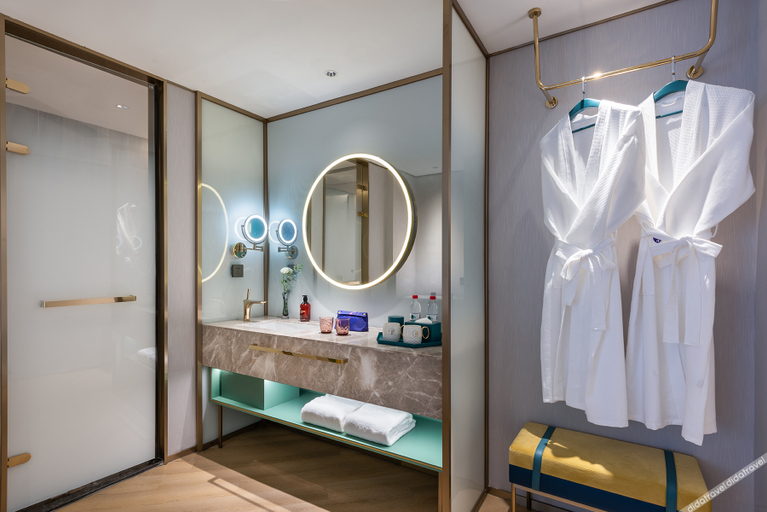 Bathroom 4, Manxin Hotel Nantong Railway Station Jianghai Aven, Nantong
