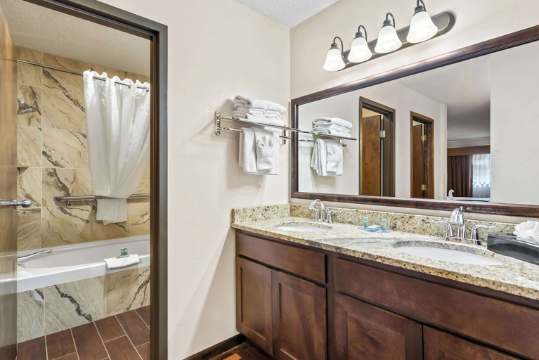 Bathroom 4, Best Western Tower West Lodge, Campbell