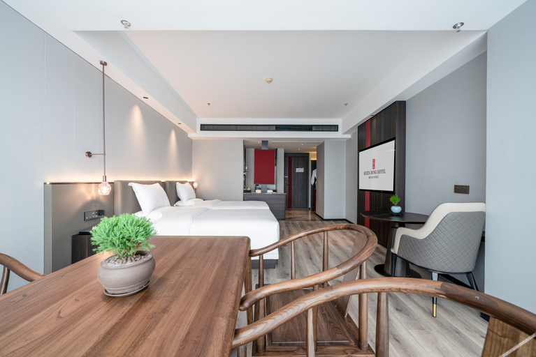 Bedroom 2, Rezen Dong Hotel Haining High-tech Industrial Park, Jiaxing