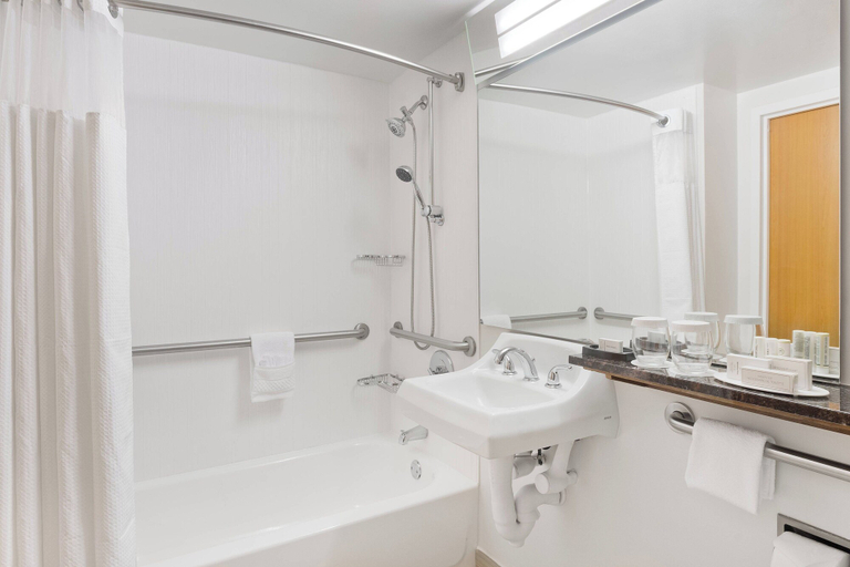 Bathroom 5, Courtyard by Marriott Miami Downtown, Miami-Dade
