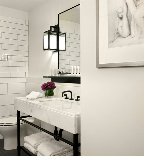 Bathroom 5, 21c Museum Hotel Cincinnati, Hamilton