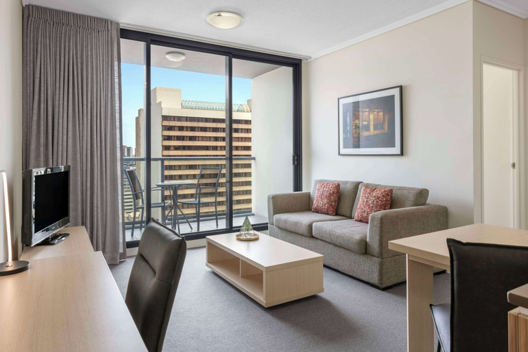 Bedroom 3, Oaks Brisbane on Charlotte Suites, Brisbane