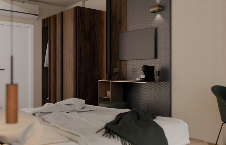 Bedroom 3, Hotel Kristal Palace - Tonelli Hotels - Adult Friendly, Trento