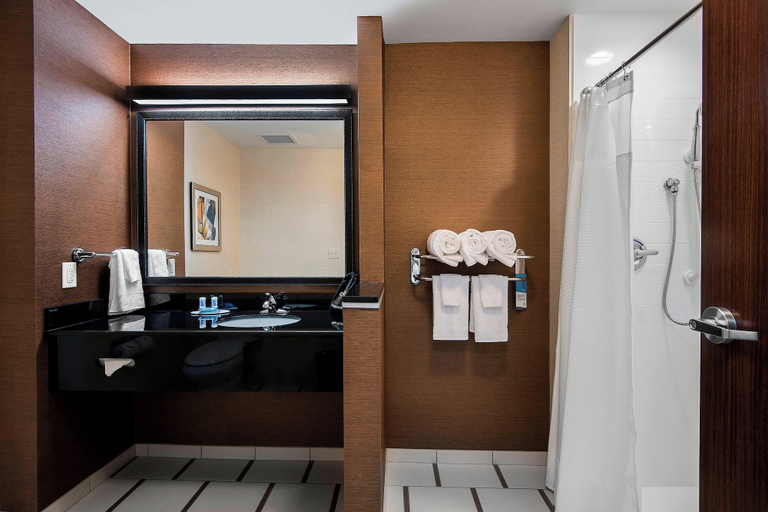 Bathroom 5, Fairfield Inn & Suites Little Rock Benton, Saline