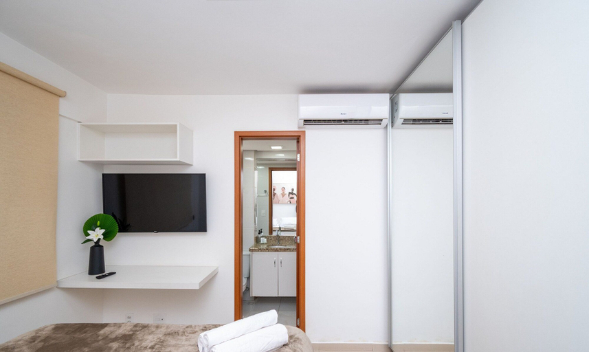 Bedroom 3, Apto Charmoso no St. Bueno - NWV1101, Goiania