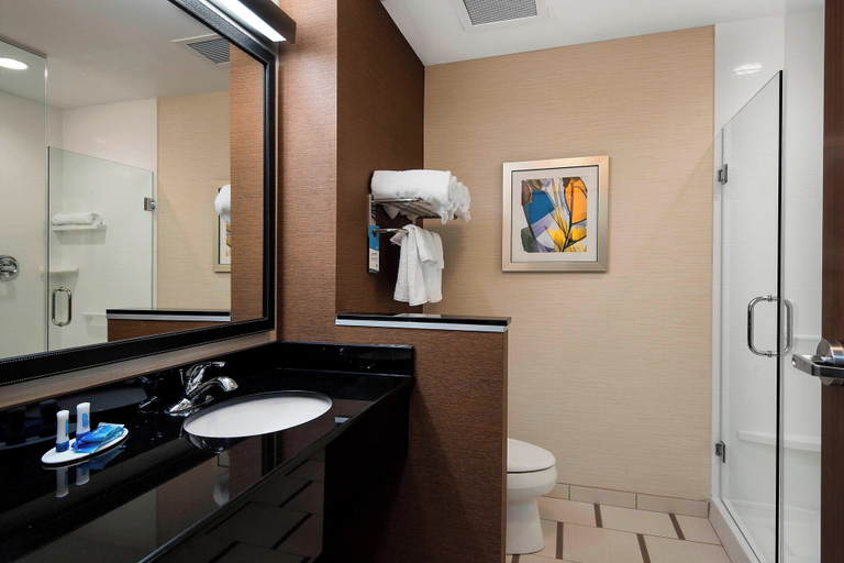 Bathroom 5, Fairfield Inn & Suites Little Rock Benton, Saline
