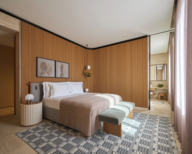 Bedroom 4, Six Senses Rome, Rome