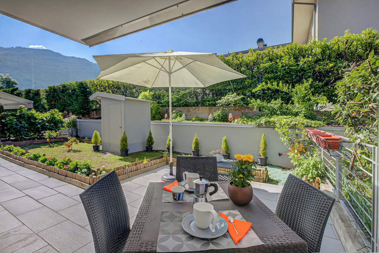 Outdoor dining 3, Casa Marina, Trento