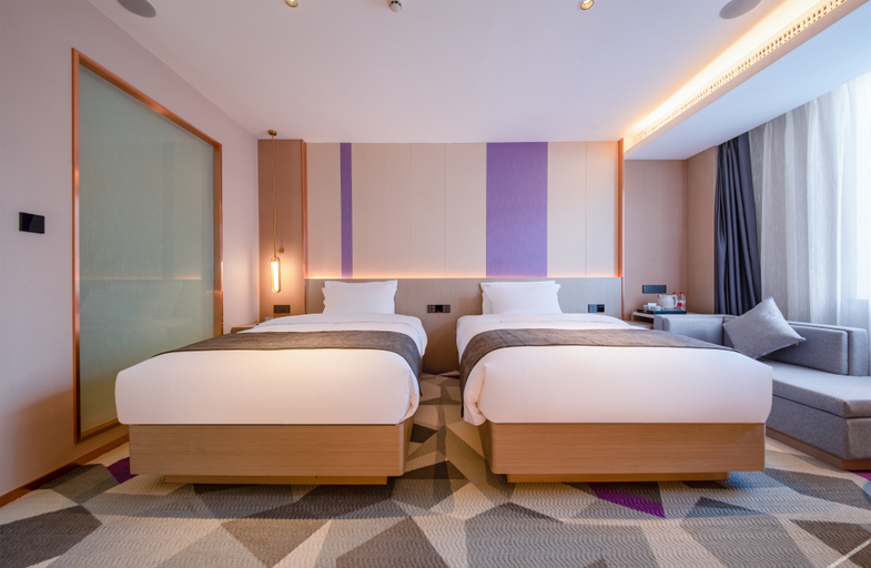Bedroom 2, Lavande Hotel Kunming West Mountain Wanda Plaza, Kunming