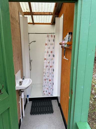 Bathroom 4, Canna Campsite, Highland