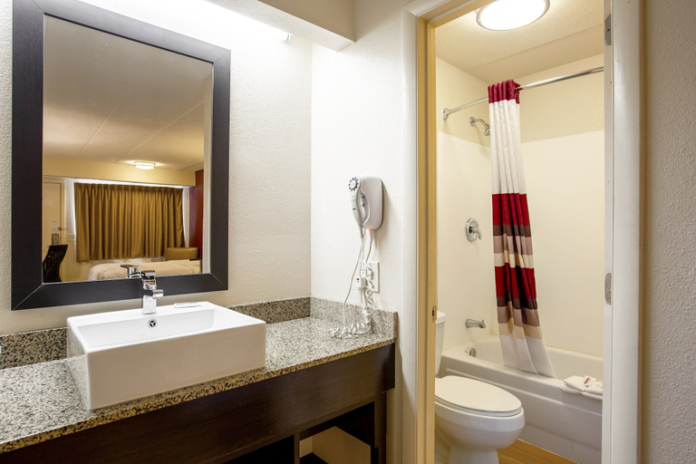 Bathroom 4, Red Roof Inn PLUS+ St Louis - Forest Park/ Hampton Ave , Saint Louis