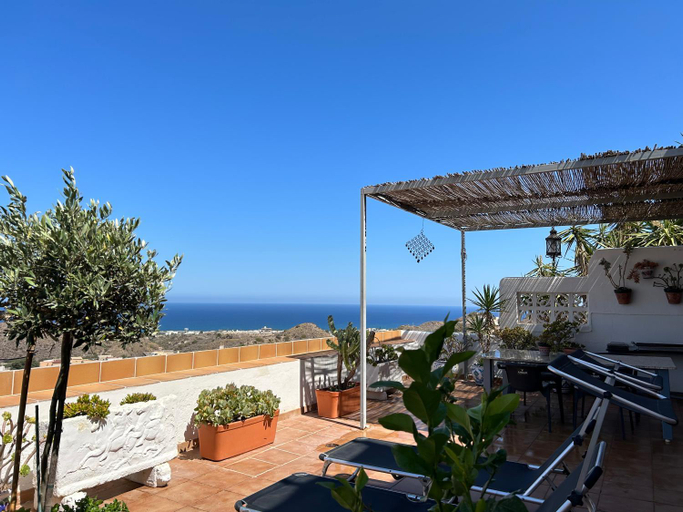 Balcony/terrace 3, Apartment with a great terrace, sea and land views, Almería