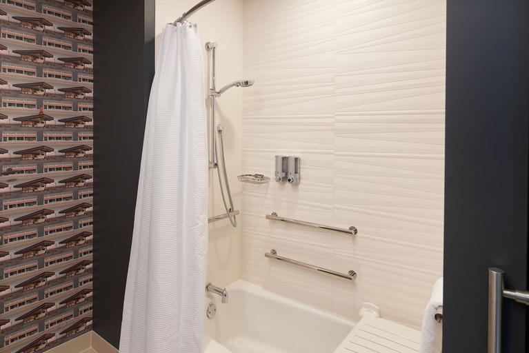 Bathroom 3, Aloft by Marriott Orlando at SeaWorld, Orange