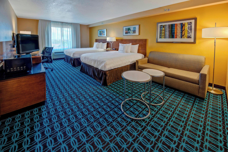 Bedroom 2, Fairfield Inn & Suites by Marriott Near Universal Orlando, Orange