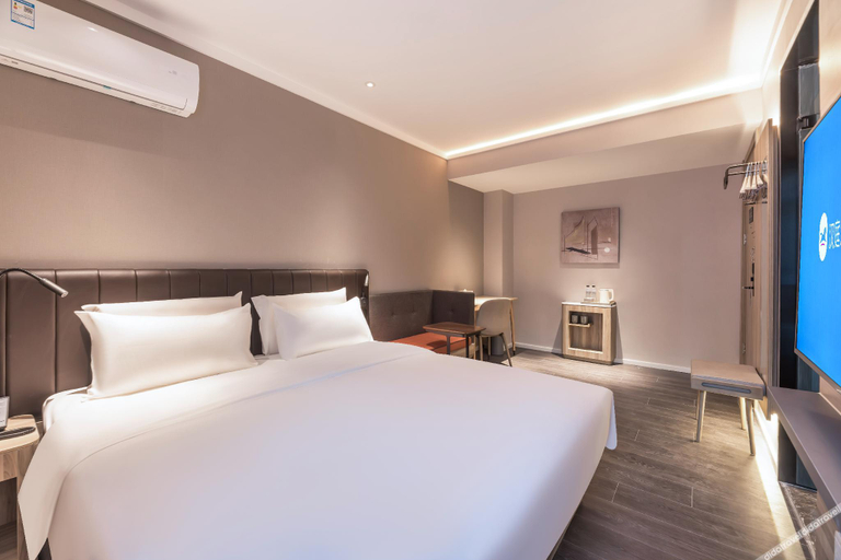 Bedroom 2, Hanting Hotel Nanjing Beijing East Road Jiuhuashan Subway Station, Nanjing