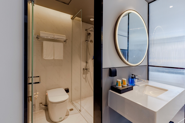 Bathroom, Nihao Hotel Ma'anshan Wanda Plaza, Ma'anshan