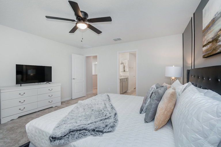 Bedroom 3, 5BR Modern Home Near Disney, Themed Rooms, Pool, Polk
