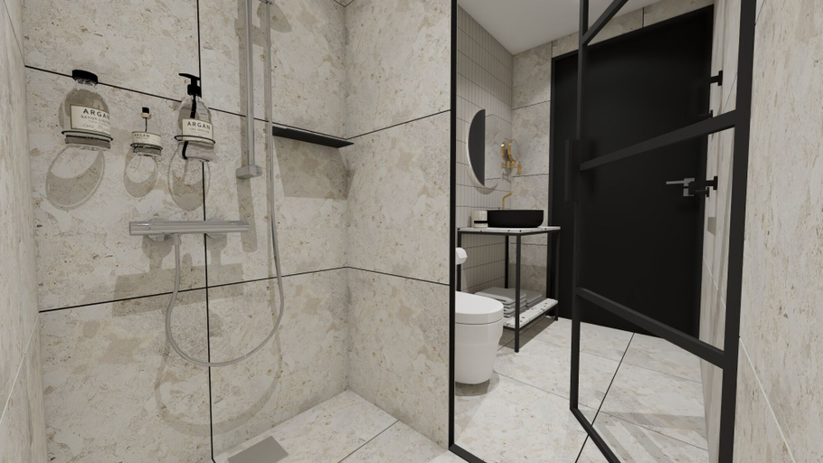 Bathroom 2, Ocean House Scheveningen, The Hague