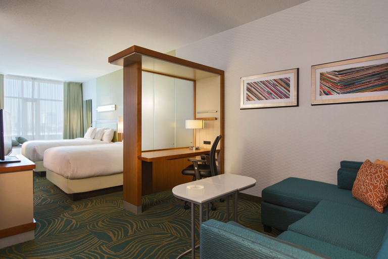 Bedroom 2, SpringHill Suites by Marriott Nashville Vanderbilt/ West End, Davidson
