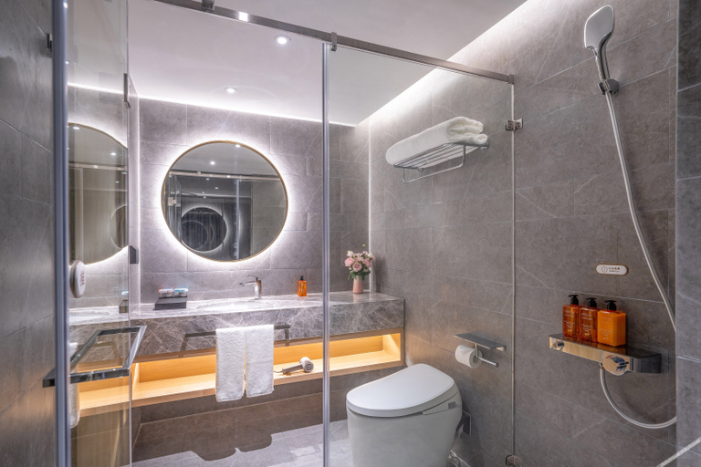 Bathroom 3, Orange Hotel Wuhan Station Jianshe Second Road, Wuhan
