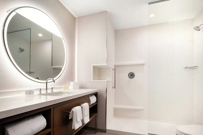 Bathroom 4, Courtyard by Marriott Fresno Clovis, Fresno