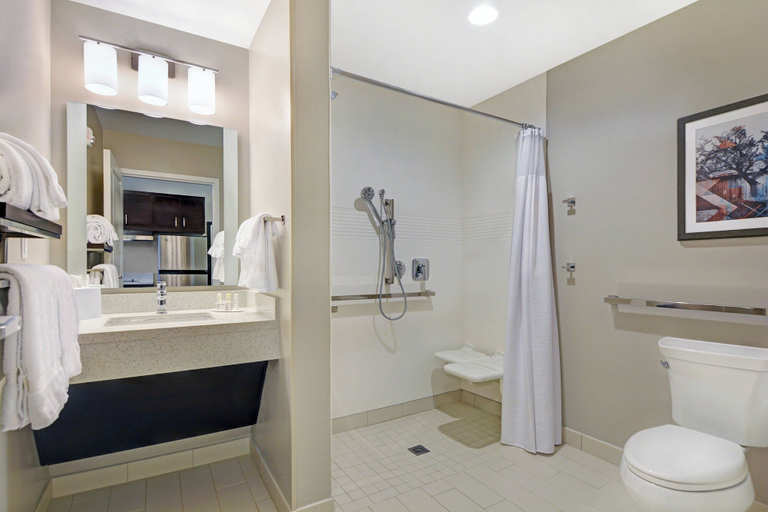 Bathroom 4, TownePlace Suites by Marriott Jackson Airport/Flowood, Rankin