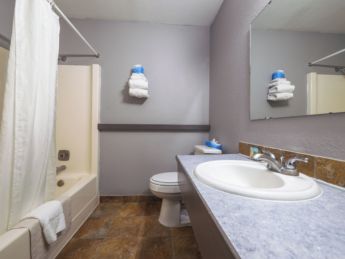 Bathroom 5, Economy Inn Auburn, King